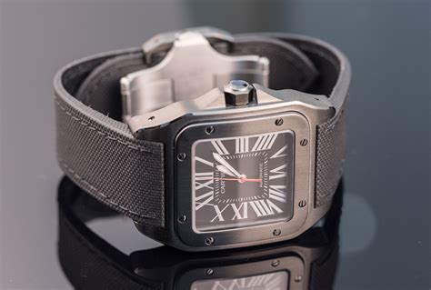 cartier santos 100 chronograph carbon|cartier santos 100 carbon.